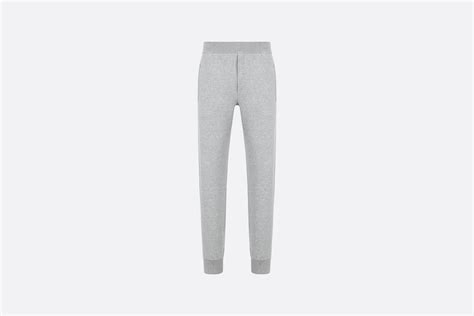 dior track pants|Track Pants Gray Cotton Knit and Cashmere .